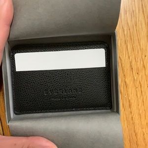 Everlane black cardholder